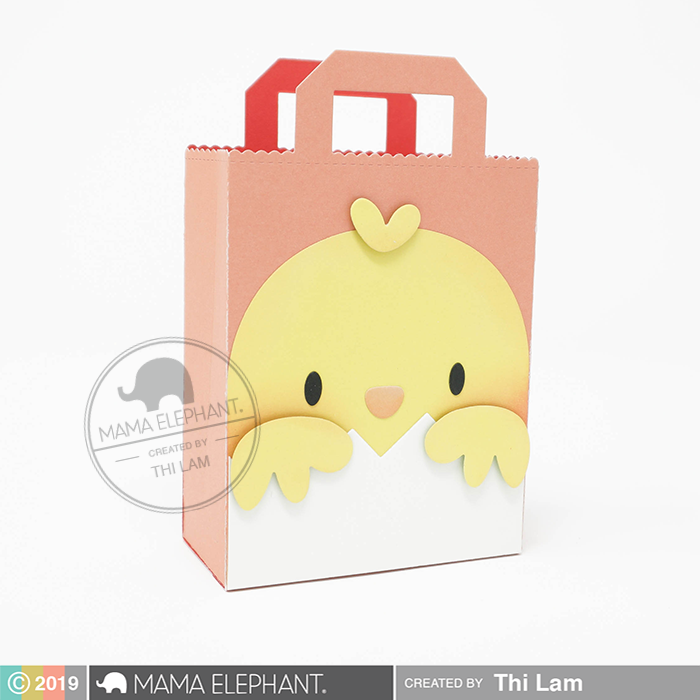 MAMA ELEPHANT Little Chickie Agenda + Favor Bag - Lemon Tea Crafts