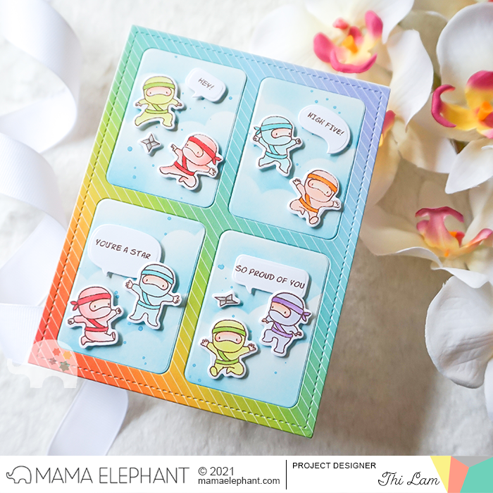 MAMA ELEPHANT Little Ninja Agenda | Stamp Highlight - Lemon Tea Crafts