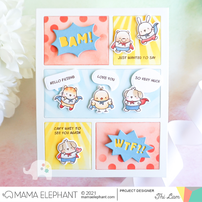 MAMA ELEPHANT Comic Sayings | Stamp Highlight - Lemon Tea Crafts